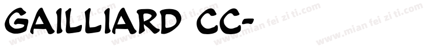 gailliard cc字体转换